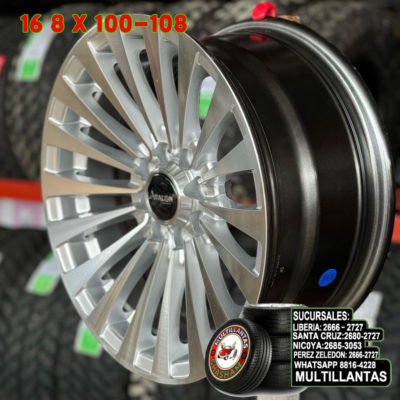 AROS 16X8 4X100-108